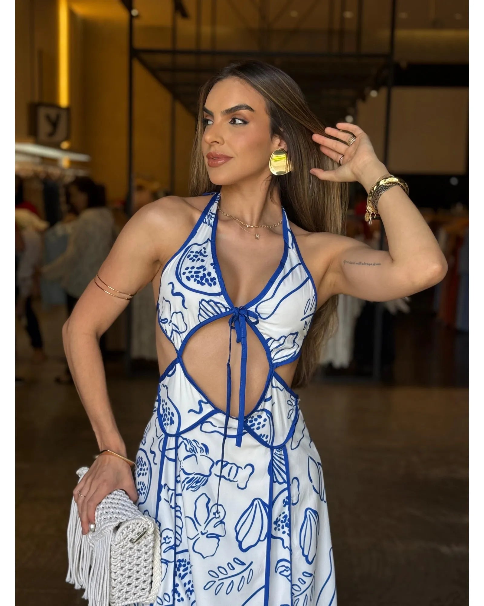 Vestido Longo Verão Estampado