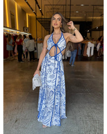 Vestido Longo Verão Estampado