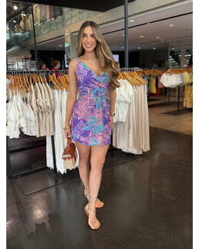 Vestido Curto Floral