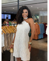 Vestido Curto Bordado