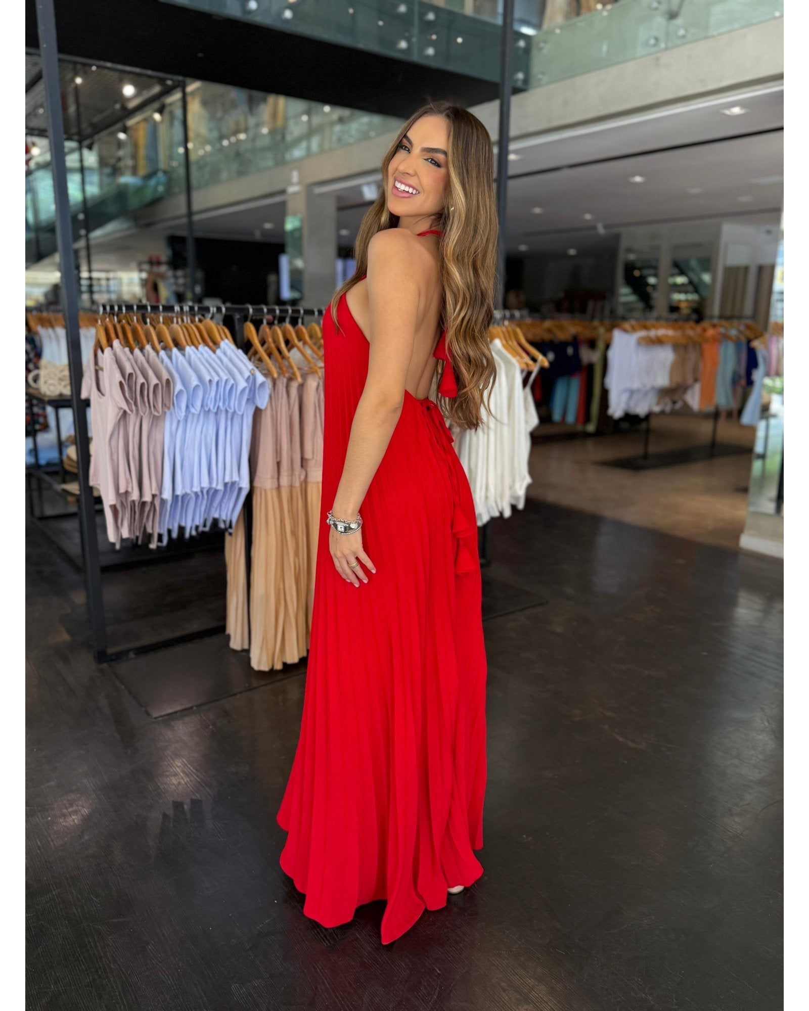 Vestido Plissado Rafa