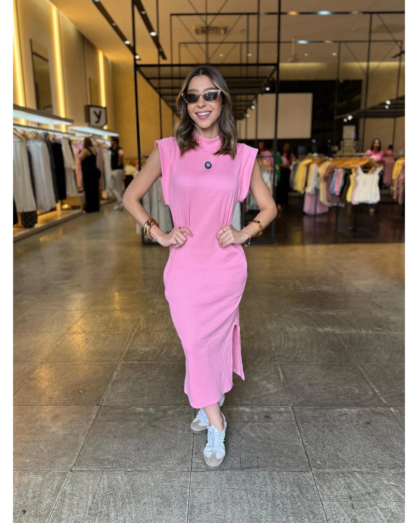 Vestido Canelado Muscle